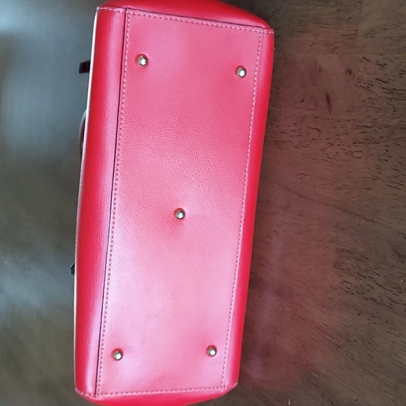 Dooney & Bourke Red Leather Satchel,  EUC - Picture 7 of 14